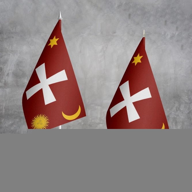 Прапорець Запорізької Січі / Війська Запорізького Низового