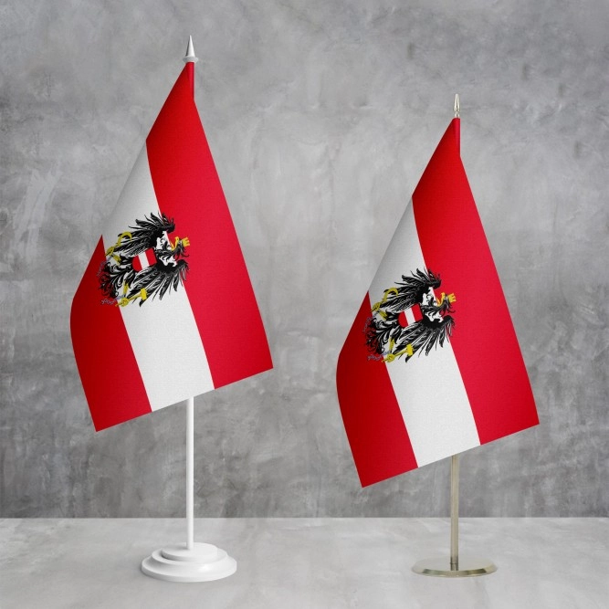 Прапорець Австрії  з гербом